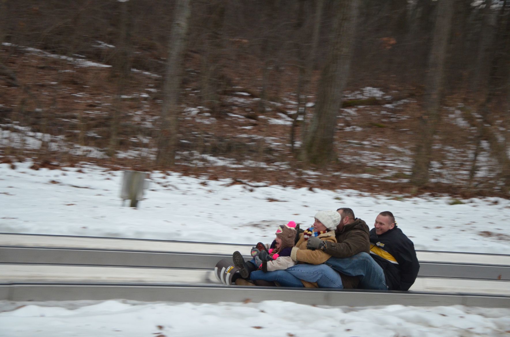 Tobogganing